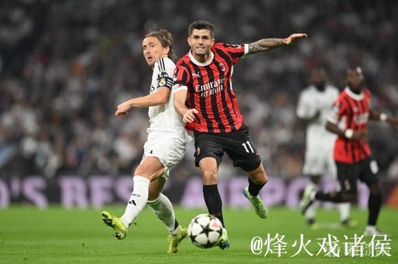 莫德里奇以对手身份三次对阵米兰,取得胜平负各一次的战绩 莫德里奇以对手身份三次对阵米兰,取得胜平负各一次的战绩